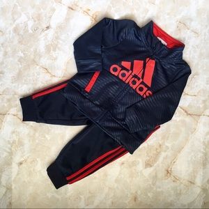 adidas Blue/Red Tracksuit Baby 6mo